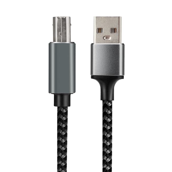 USB til B Printerkabel - Nylonflettet Printerledning til Stabil Forbindelse (1/2/3/5M) 5 m