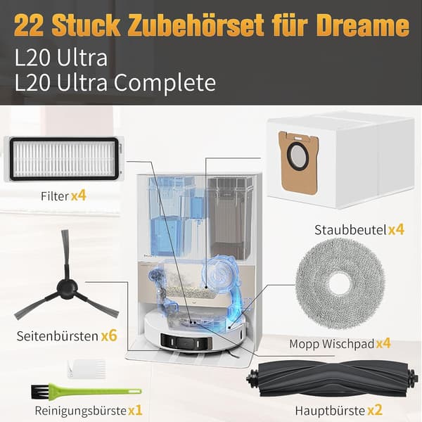 Dreame L10s Ultra / Xiaomi-seriens tilbehørssæt