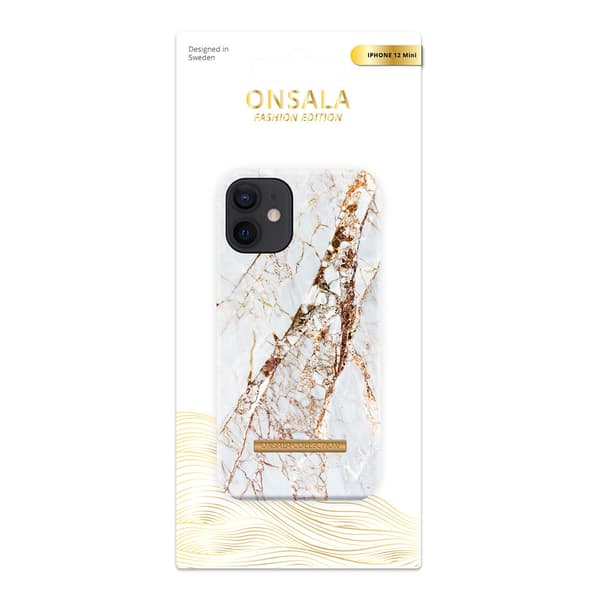 COLLECTION Mobil Cover Soft White Rhino Marble iPhone 12  Mini