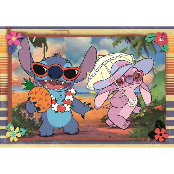 Palapeli 2x60 Pcs Disney Stitch