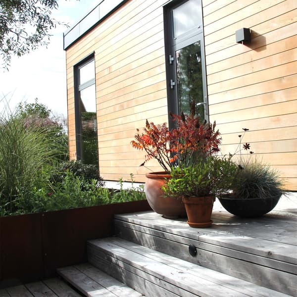 Zenit Vegg / terrasse armatur Sort