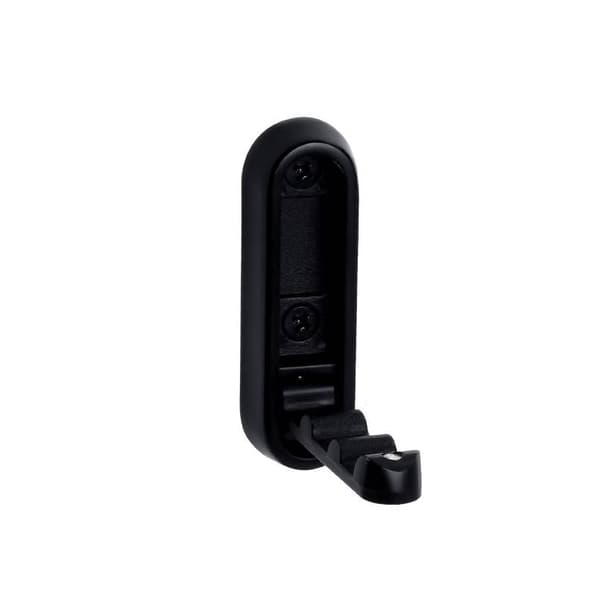 Foldable Hook 2-Pack - Matte Black, Space-Saving Design
