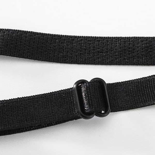 Justerbart förlängningsband för fluga Black