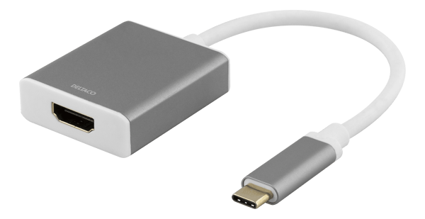 USB-C - HDMI, 4096x2160 60Hz, 0.2m, space grey