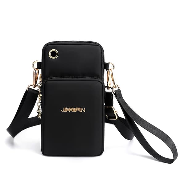 Multifunksjonell Crossbody Telefonveske Black