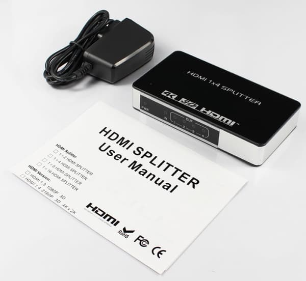 HDMI-jakaja 1–4 4K @ 30 Hz