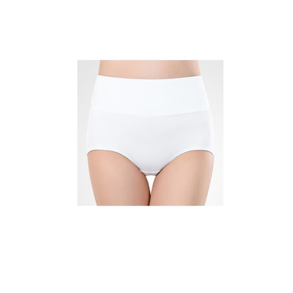 Trosor med hög midja (5-pack) White S