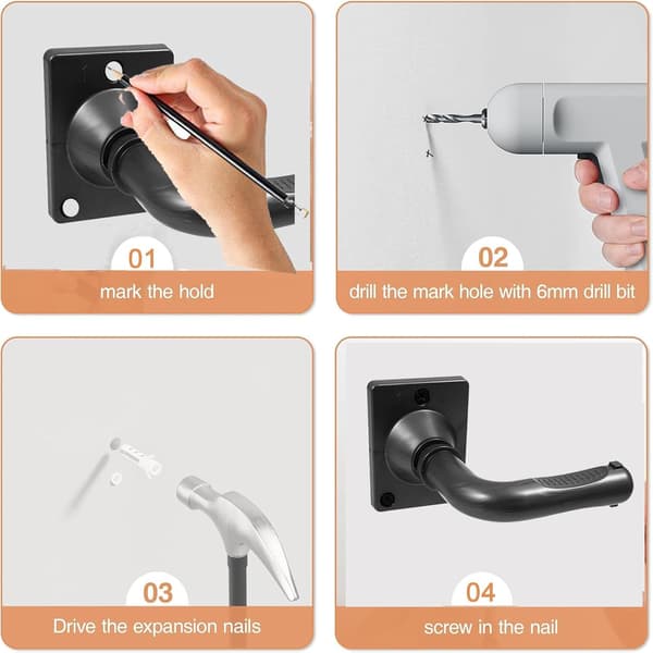 Väggfäste för Shark & Dyson sladdlösa dammsugare