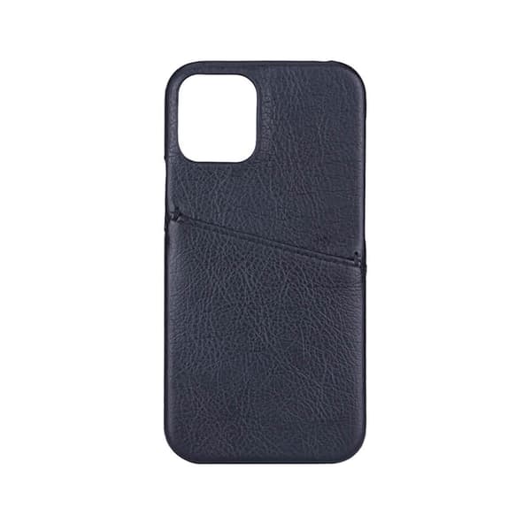 Mobildeksel Svart med Kortlomme iPhone 12  Mini