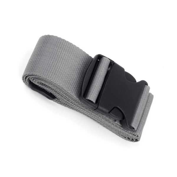 Justerbar bagasjestropp med spenne - 2 stk Grey