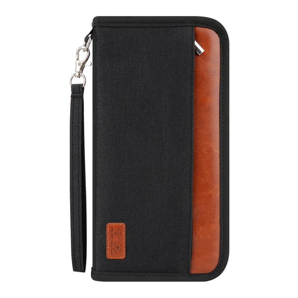 RFID reisedokumentetui Black