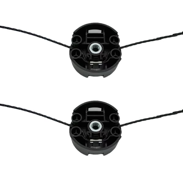 2-pak Erstatning Trimmerhode Base kompatibel med Bosch AFS 23-37, Nylon Gress Trimmerhode Base