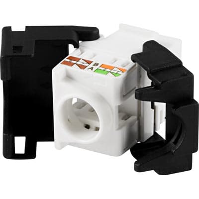 UTP Cat6 Keystone kontaktdon, "Tool-free"