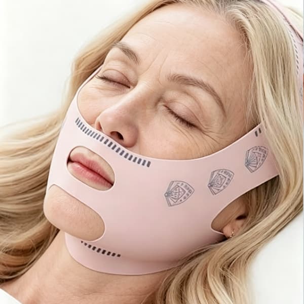 Ansiktsløftende sovemaske Beige