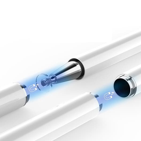 Yleiskäyttöinen Stylus-kynä iPadille ja Androidille White