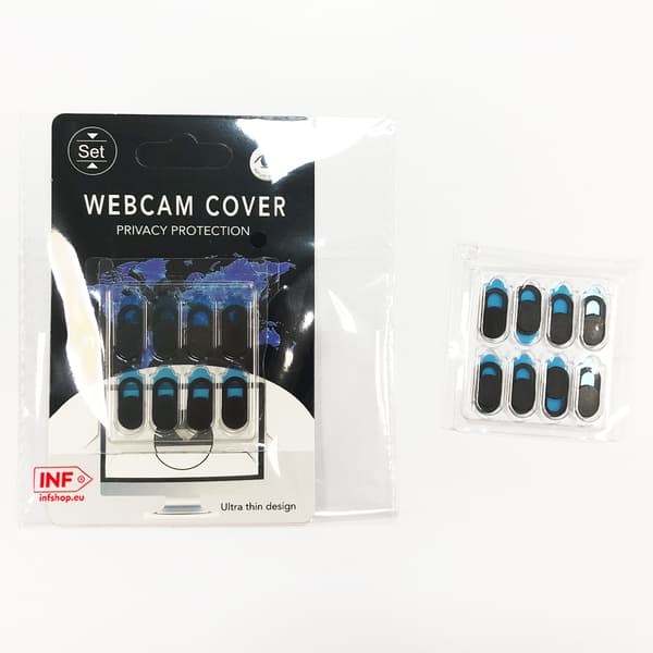 Personvern for webkamera Black 8-pack