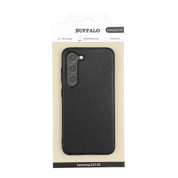 Mobilcover PU Sort - Samsung S23 5G