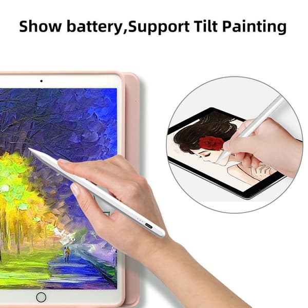 Stylus-kynä USB-C kahdella varakärjellä White