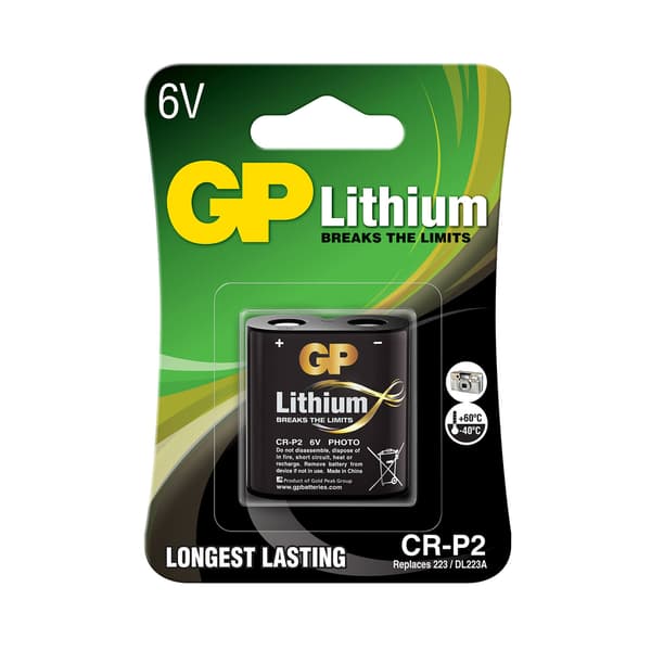Batteri Litium CR-P2 1-Pakning