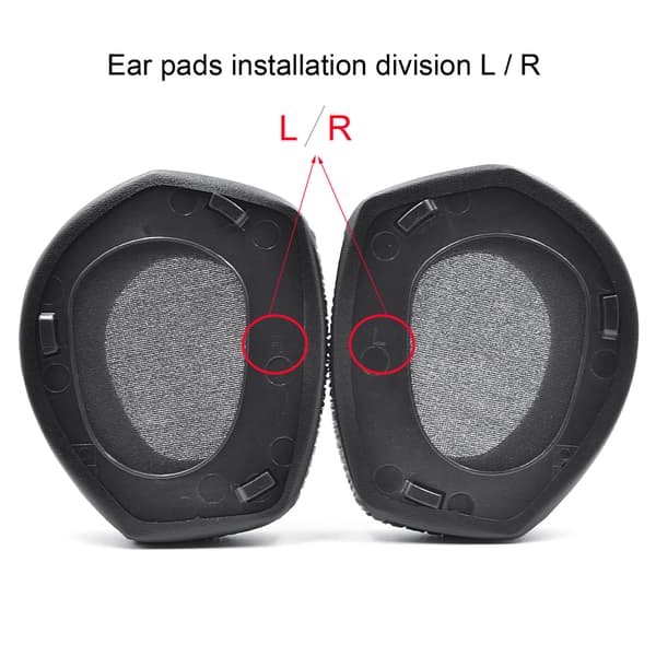 Erstatningsøreputer for Sennheiser HDR RS 165/175/185/195 FlannelEarpads