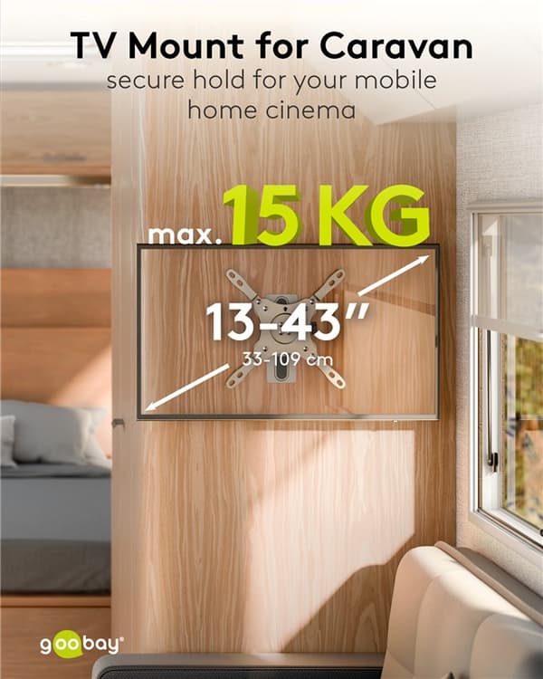 TV-väggfäste Caravan TILT (M)
