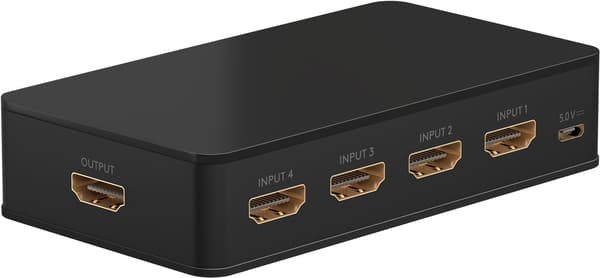 Manuell HDMI™-svitsj 4 til 1 (4K @ 60 Hz)