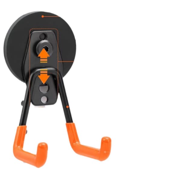 Magnetiska Krokar - Robust Förvaring för Verktyg Orange