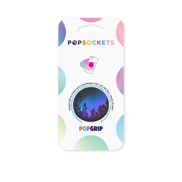 POPSOCKETS Aurora Woods Irrotettava Kahva Jalustalla