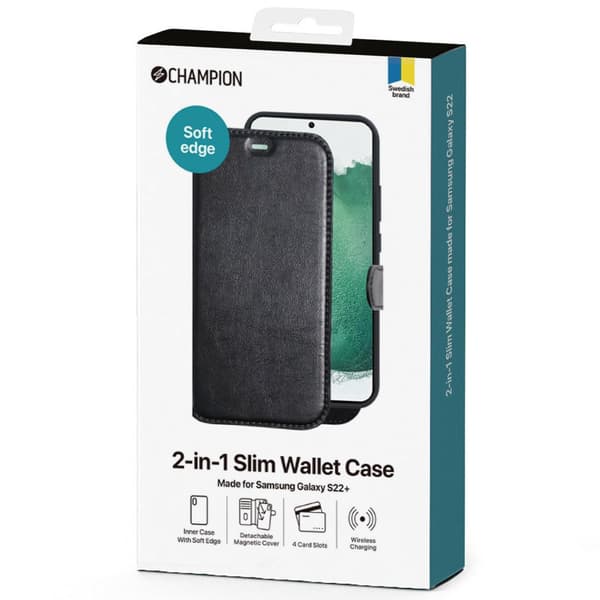 2-i-1 slank lommebok Galaxy S22+