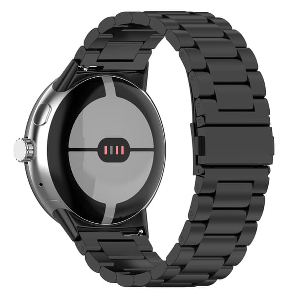 Urrem i rustfritt stål for Google Pixel Watch 3 Black 45 mm
