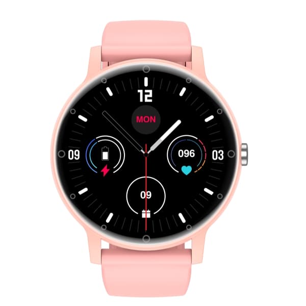 Smartklokke med helseovervåking Pink
