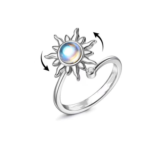 Justerbar ring for å motvirke stress Silver