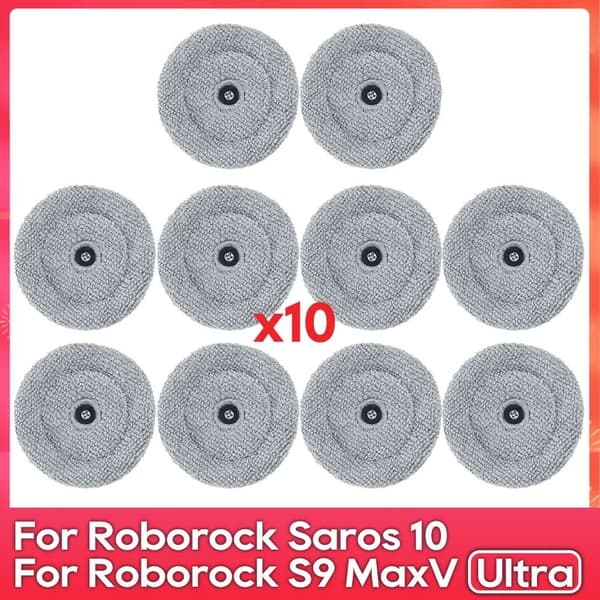 Roborock Saros 10/S9 MaxV Ultra erstatningssett - Grå