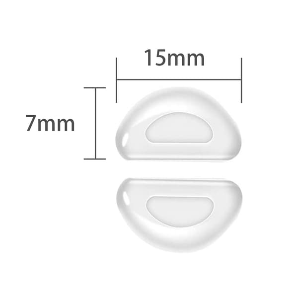 Næsebeskyttelse til briller 10 par Transparent 2 mm