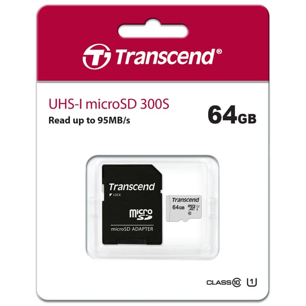 microSDXC 64 GB U1 (R95 / W25)