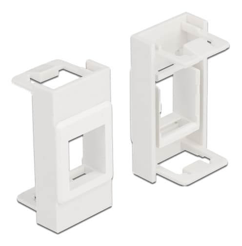 Easy 45 Module Keystone Holder 22.5 x 45 mm, white