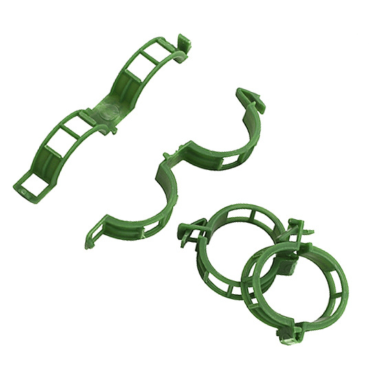 Klips for å støtte planter / espalier 100-pakning Green