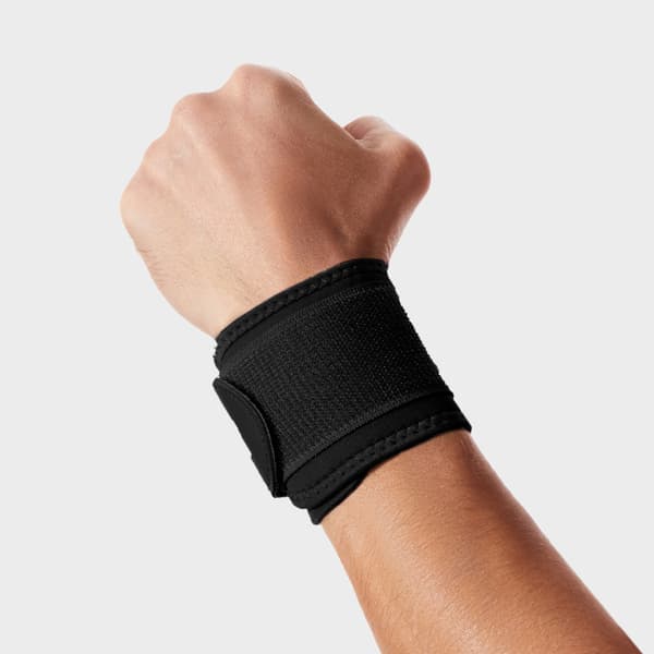 Håndledsstøtte med dobbelt tryk - 1 par Black