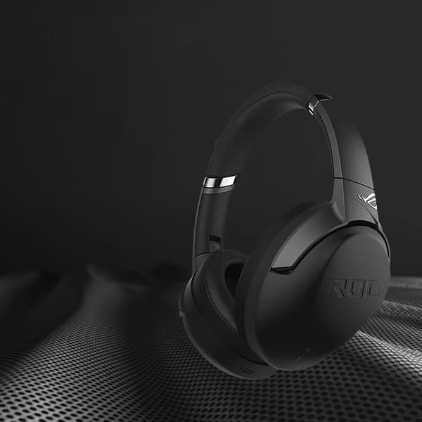 Utskiftbare øreputer for ASUS ROG Strix Go trådløst headset - Svart proteinlær
