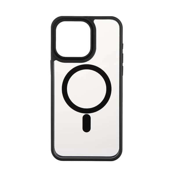 Back Bumper Clear Case MagSerie iPhone 15 Pro Max Clear Case Black Bumper