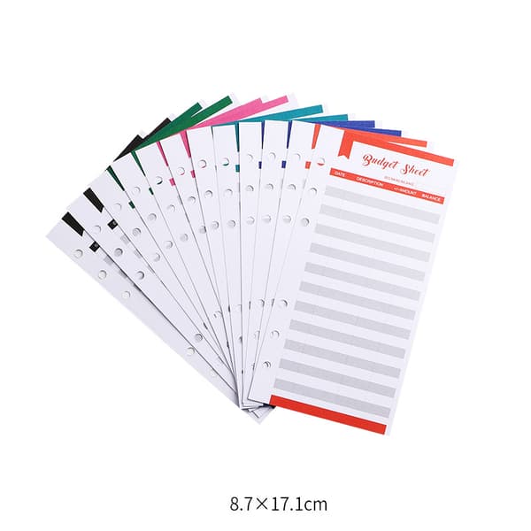 A6 Budgetplanlægger MultiColor