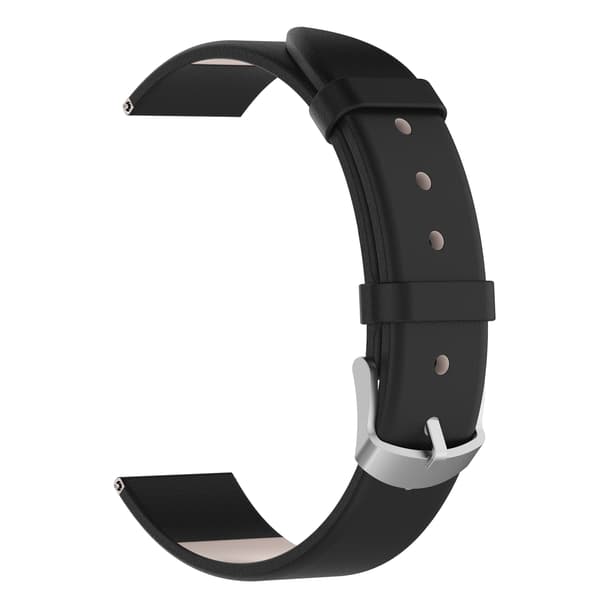Klockarmband i Äkta Läder Black Keep B4