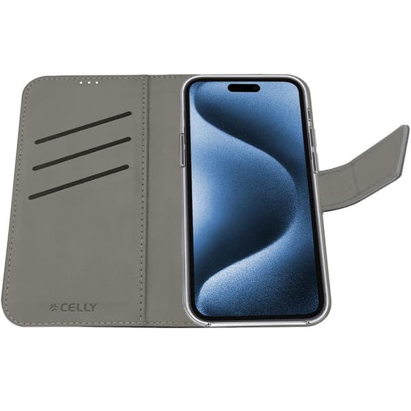 Wally Wallet Case iPhone 16 Pro Sort