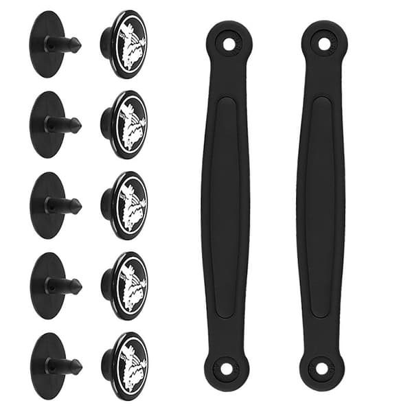 Svarta PVC-hälremmar för träskor - Halkskydd Black 38