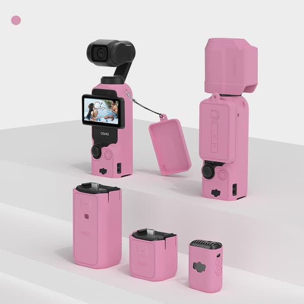 Silikonskyddsfodral för DJI OSMO Pocket 3 Red