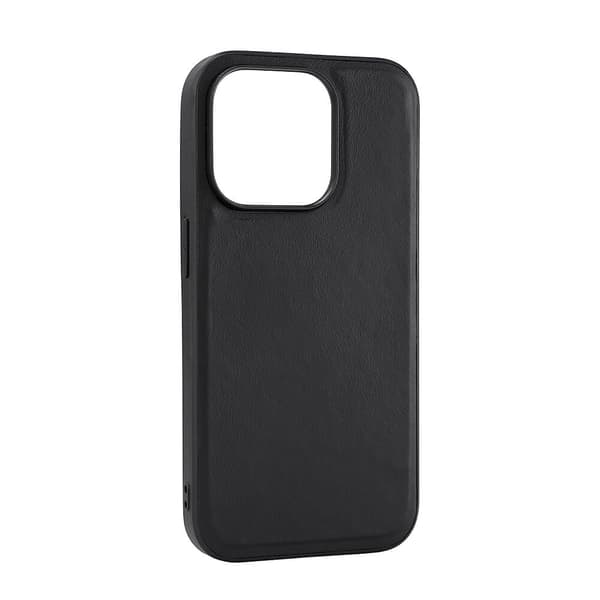 Mobildeksel Lær MagSeries Svart - iPhone 15 Pro