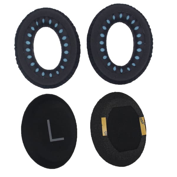 Utskiftbare øreputer for Bose QuietComfort 45 hodetelefoner Black