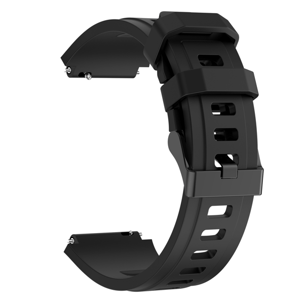 22 mm sportarmband Black