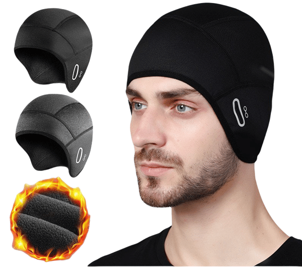 Cykelmössa för vintern Black