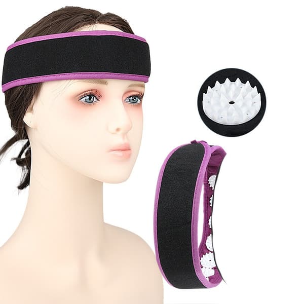Akupunktur Massage Pannband Set (4-Pack) - Smärtlindring & Avkoppling